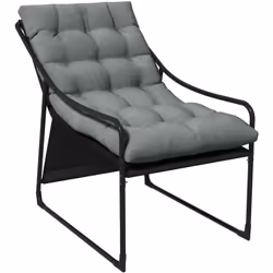 Oubliez le traditionnel et ajoutez un fauteuil au design unique à votre espace extérieur. Construit en acier. La largeur et l ...