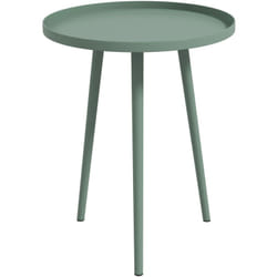 Outsunny - Table basse de jardin d'appoint design scandinave ø 40 x 50H cm acier époxy vert