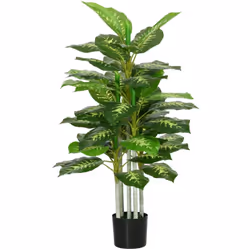 Ajoutez une touche de vert dans votre salon, bureau, entrée, terrasse avec ce splendide Calathea artificiel. Avec ses 53 gran ...