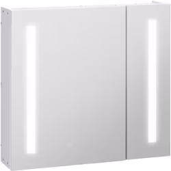 Cette magnifique armoire miroir murale de salle de bain ajoutera une touche contemporaine d'élégance dans votre pièce d'eau.  ...