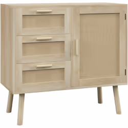 Design bohème et fonctionnel, ce meuble commode apporte une touche authentique du plus bel effet à votre pièce. Les façades t ...