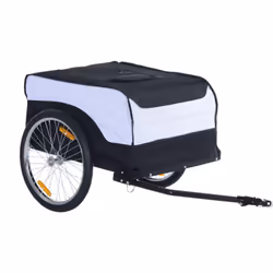Cette superbe remorque de transport vélo cargo avec barre d'attelage incluse vous sera très utile. Elle vous permettra de tra ...
