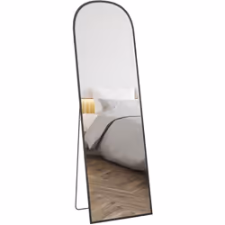 Craquez pour ce superbe grand miroir de sol au design minimaliste. Il se fondra dans votre intérieur et vous donnera une impr ...