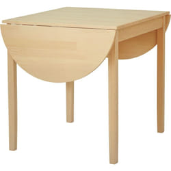 Homcom - Table à manger pliante 2 abattants - table ovale extensible - dim. 140L x 70l x 75H cm - bois pin