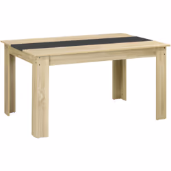 Description générale Cette table de salle à manger HOMCOM allie simplicité et élégance, offrant un espace généreux pour vos r ...