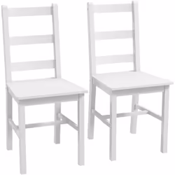 Ce lot de 2 chaises de cuisine apporteront un style bord de mer à votre intérieur. On craque pour la sobriété de leur style,  ...