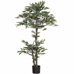 Ajoutez une touche de vert dans votre salon, bureau, entrée, terrasse avec ce splendide arbre artificielle intérieur. Avec se ...