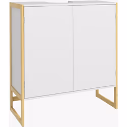 Optimisez l'espace dans votre salle de bain n'a jamais été aussi facile, et ce grâce à ce meuble kleankin. Son joli design et ...