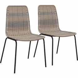 Laissez-vous séduire par le design et le confort de notre lot de 2 chaises HOMCOM. Avec ce set de deux chaise de salle à mang ...