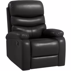 Découvrez le fauteuil inclinable HOMCOM, idéal pour votre détente. Ce fauteuil relax de qualité est doté d'un cadre en bois s ...