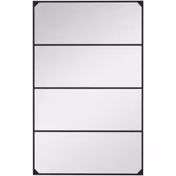 Vous souhaitez habiller votre mur ou le dessus de votre console d'entrée ? Alors succombez au grand miroir esprit verrière HO ...