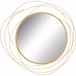 Vous souhaitez habiller un de vos murs chez vous et apporter du peps à votre intérieur ? Notre miroir rond mural HOMCOM appor ...