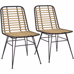 Laissez-vous séduire par le design et le confort de notre lot de 2 chaises HOMCOM. Avec ce set de 2 chaise de salle à manger, ...