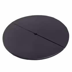 Tapis de pole dance - HOMCOM - pliable - pole dance mat - Ø 150 cm épaisseur 5 cm - revêtement plastique - noir