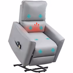 Découvrez le fauteuil électrique HOMCOM pour le confort et l'indépendance. Ce fauteuil inclinable vous aide à vous lever pres ...