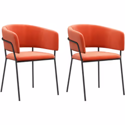 Découvrez le confort ultime avec nos 2 chaises de salle à manger HOMCOM, pour une élégance doublée dans votre maison. Revêtue ...