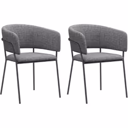 Découvrez le confort ultime avec nos 2 chaises de salle à manger HOMCOM, pour une élégance doublée dans votre maison. Revêtue ...