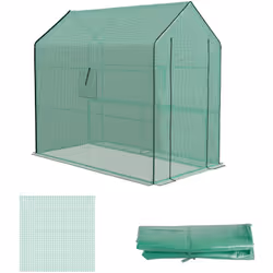 Cette housse de remplacement pour serre d'Outsunny vous permet de continuer votre culture de plantes en cas de dommage sur l' ...