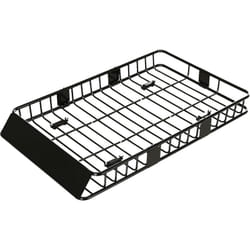 Homcom - Porte-bagage pour voiture - galerie de toit voiture - l. réglable 109-162 cm - charge max 100 Kg - métal noir