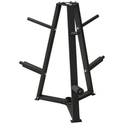 Support de poids pour plaques barres et haltères SPORTNOW rack de rangement pour plaques de poids olympique capacité max. 300 kg