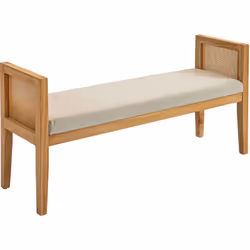 Découvrez notre banquette HOMCOM, élégant et multifonction : parfait comme assise, au pied du lit ou dans l'entrée, adapté à ...