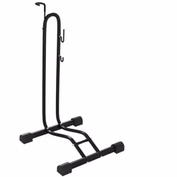 Explorez le porte-vélos SPORTNOW, parfait pour stationner votre vélo verticalement ou horizontalement. Compatible avec les ro ...
