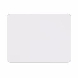 Tapis de chaise de bureau - HOMCOM - rectangulaire antidérapants en plastique transparent - 90x120 cm