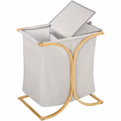 Ce superbe panier à linge en bambou apportera une touche naturelle cosy à votre salle de bain ou buanderie. Pratique et esthé ...