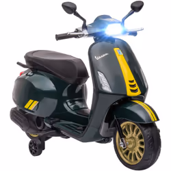 La moto électrique 6V Vespa d'AIYAPLAY est parfaite pour s'amuser ! Il suffit d'appuyer sur un bouton pour démarrer et profit ...