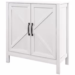 Homcom 839-933V80WT, 2 portes(s), 1 étagères, Blanc, Tableau à particules, Blanc, Porte à charnière