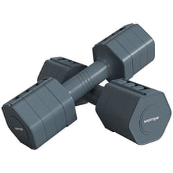 Lot de 2 haltères réglables - SPORTNOW - avec poignée antidérapante et design hexagonal pour lentraînement à domicile 2 x 2.5kg