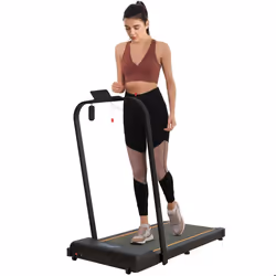 Tapis de marche électrique - SPORTNOW - pliable vitesse jusquà 6 km/h puissance 25 CV écran LED télécommande support téléphon ...
