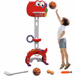Découvrez AIYAPLAY, le panier de basket dinosaure qui éveille l'athlète chez l'enfant. Renforce coordination, force et social ...