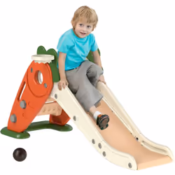 Ce joli toboggan pour enfants AIYAPLAY lui offrira des aventures sans fin ! Il peut l'utiliser à l'intérieur ou à l'extérieur ...