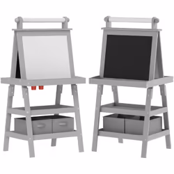 Ce joli tableau chevalet AIYAPLAY multifonction enfant stimulera son intérêt pour l'apprentissage et la peinture. Equipé d'un ...
