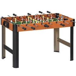 Baby-foot - HOMCOM - pour enfants 7+ ans - 2 balles - 8 poignées - 22 joueurs - 2 tableaux daffichage -118 x 104 x 69 cm