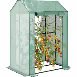 Avec la mini serre de jardin à deux compartiments d'Outsunny, le jardinage n'a plus de limites. Avec un cadre en acier robust ...