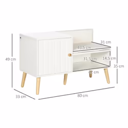 Homcom 837-297V00WT établi d'intérieur 1 personne(s)