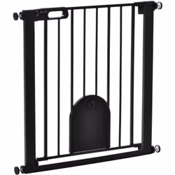 Protégez les espaces avec la barrière pour animaux Pawhut, en acier peint et traité sans plomb pour une sécurité optimale. Aj ...