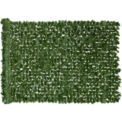 Outsunny - Haie Artificiel lierre Brise-Vue décoration Rouleau 3L x 1,5H m Feuillage réaliste Anti-UV Vert foncé