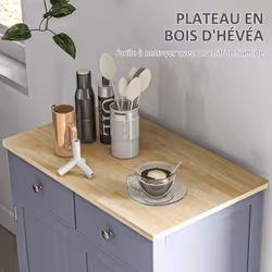 Homcom 835-144V80GY buffet de salle à manger 2 portes(s) - Vue supplémentaire 5