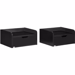 Ce lot de 2 tables de chevet murales design contemporain vous permettra d'aménager votre chambre avec style et élégance. Chac ...