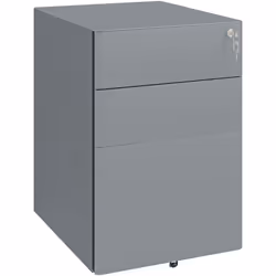 Optimisez l'organisation de vos affaires de bureau à la maison ou au travail avec ce superbe caisson sur roulettes multi-rang ...