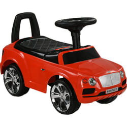 Aiyaplay - Porteur trotteur enfants voiture licence Bentley Bentayga 18-36 mois coffre - klaxon - 67 x 29 x 39 cm rouge