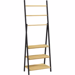Accrochez vos serviettes sur ce joli porte-serviettes de HOMCOM. Ce porte-serviettes fonctionnel est fabriqué en bambou résis ...