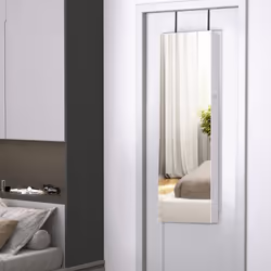 Homcom 831-269WT armoire à bijoux Blanc - Vue supplémentaire 7
