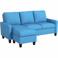 Ce magnifique canapé d'angle 3 places en tissu sublimera votre intérieur. Son coloris et design sobre et intemporel vous perm ...