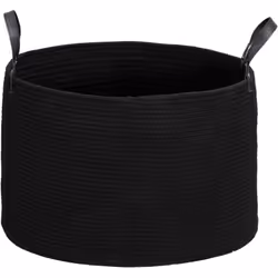 Découvrez le charme et la praticité du panier à linge HOMCOM, fabriqué en corde de coton naturel sans produits chimiques, gar ...