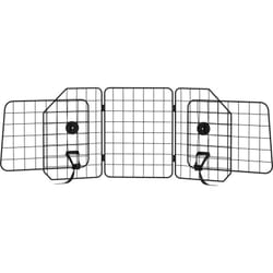 Grille de séparation voiture pour chien pliable réglable 93-150L cm universelle pour appui-tête noir