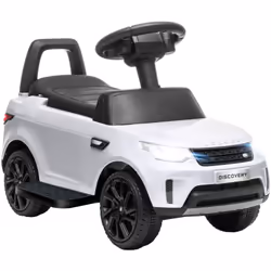 Explorez l'aventure avec la voiture électrique AIYAPLAY 6V Land Rover pour enfants. Modes électrique ou glissant à 3 km/h. Ph ...